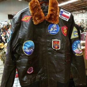 Top Gun Geniune Leather Jacket